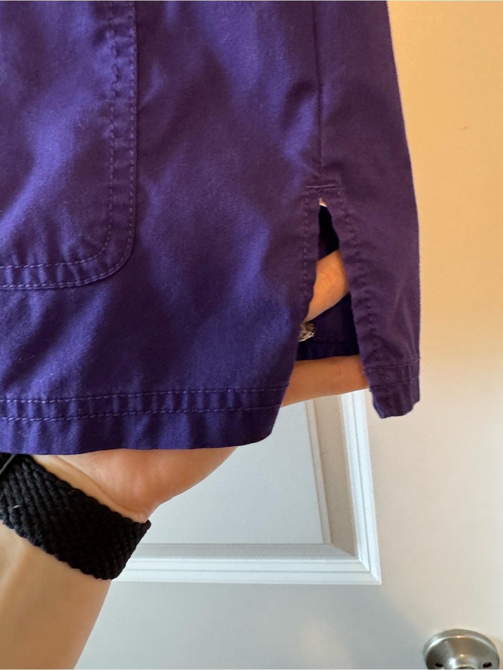 Koi women’s Purple scrub top - Picture 5 of 11